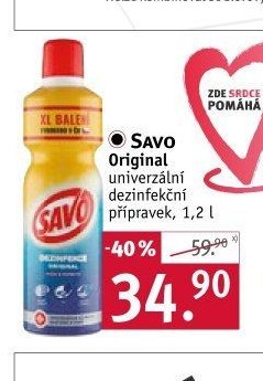 Savo Original dezinfekční přípravek 1,2 l