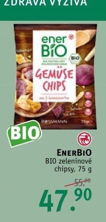 ENERBIO BIO zeleninové chipsy