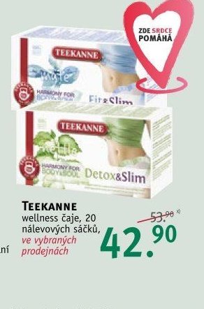 TEEKANNE wellness čaje