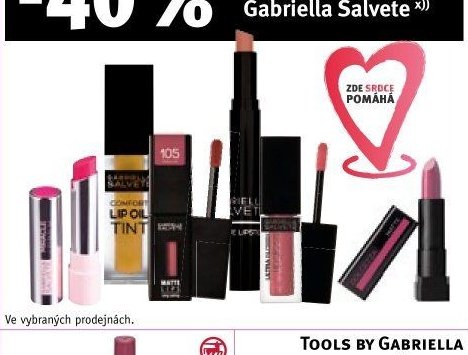 Gabriella Salvete produkty na rty