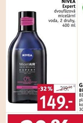 NIVEA Expert dvoufázová micelární voda