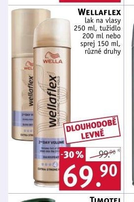 Wellaflex lak na vlasy 250 ml, tužidlo 200 ml nebo sprej 150 ml