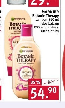 Garnier Botanic Therapy šampon 250 ml nebo balzám 200 ml