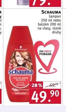 Schauma šampon 250 ml nebo balzám 200 ml