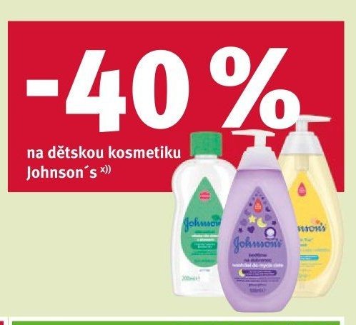 Dětská kosmetika Johnson's