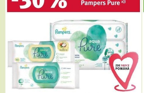 Pampers Pure vlhčené ubrousky