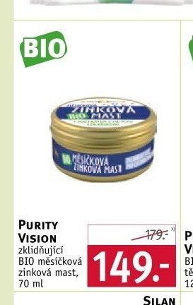 PURITY VISION BIO měsíčková zinková mast