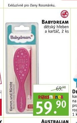 BABYDREAM dětský hřeben a kartáč