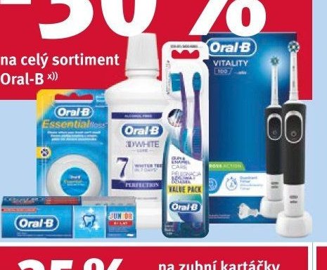 Oral-B zubní kartáčky a pasty