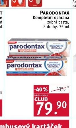 PARODONTAX Kompletní ochrana zubní pasta 75 ml