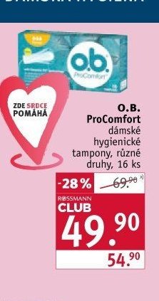 O.B. ProComfort dámské hygienické tampony