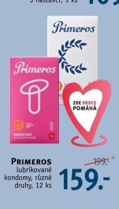 PRIMEROS lubrikované kondomy