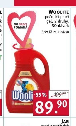 Woolite pečující prací gel