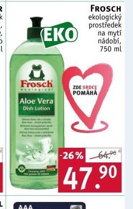 Frosch ekologický prostředek na mytí nádobí