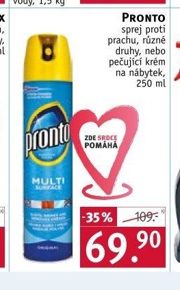 Pronto sprej proti prachu