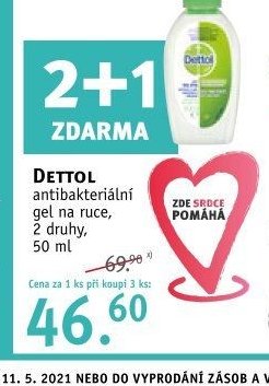 Dettol antibakteriální gel na ruce