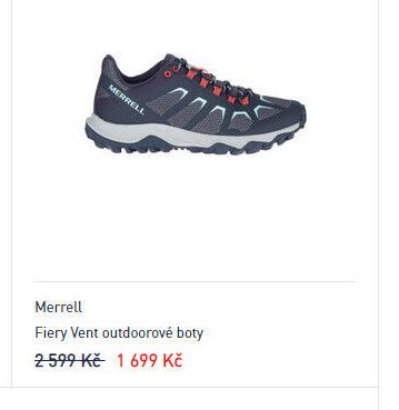 Merrell Fiery Vent outdoorové boty