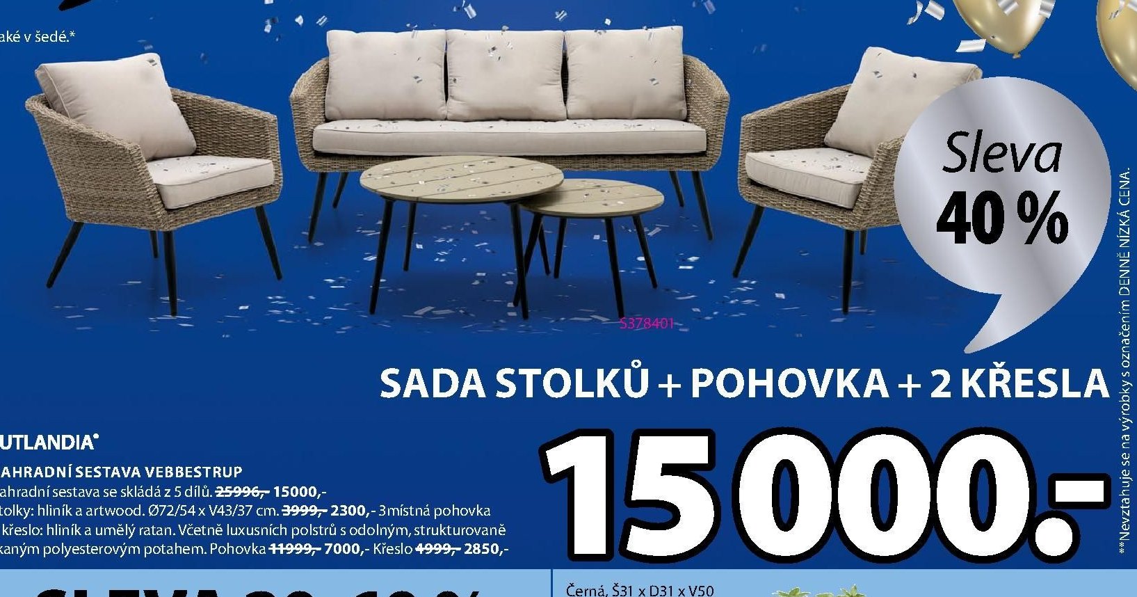 Zahradní sestava VEBBESTRUP