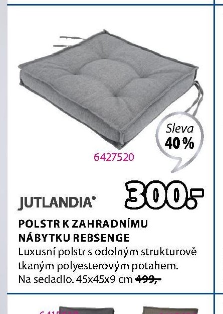POLSTR K ZAHRADNÍMU NÁBYTKU REBSENGE