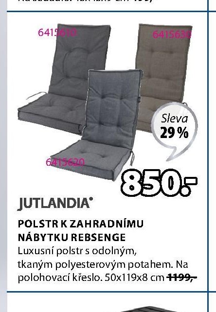 POLSTR K ZAHRADNÍMU NÁBYTKU REBSENGE