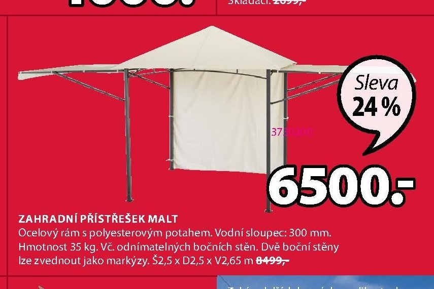 Zahradní přístřešek MALT