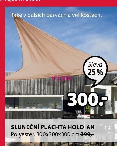Sluneční plachta HOLD-AN
