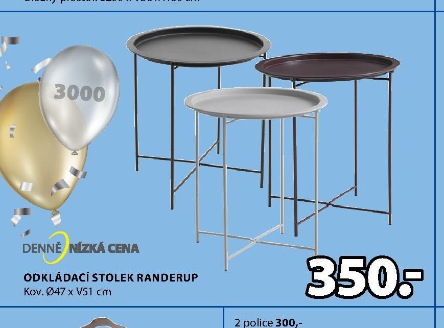 ODKLÁDACÍ STOLEK RANDERUP