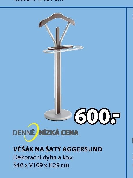 VĚŠÁK NA ŠATY AGGERSUND