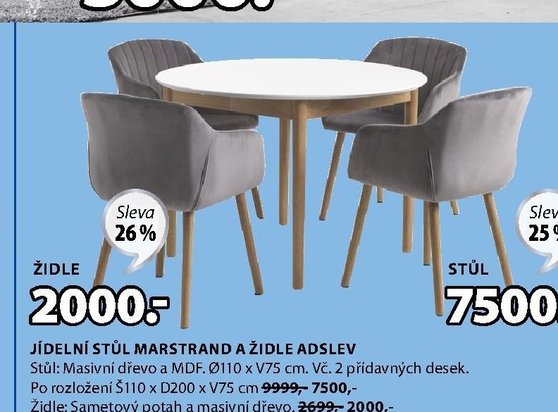 JÍDELNÍ STŮL MARSTRAND