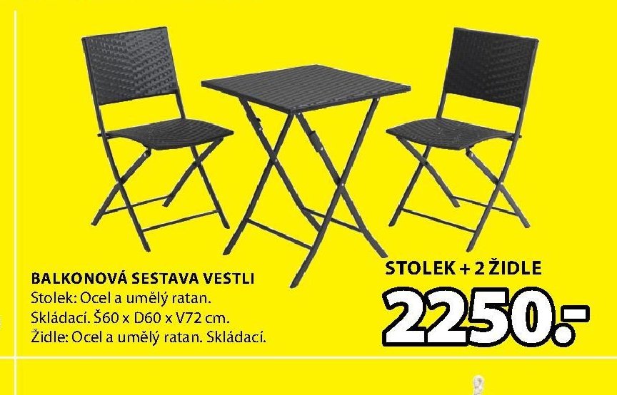 Balkonová sestava VESTLI
