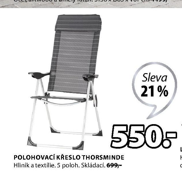 POLOHOVACÍ KŘESLO THORSMINDE