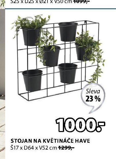 STOJAN NA KVĚTINÁČE HAVE