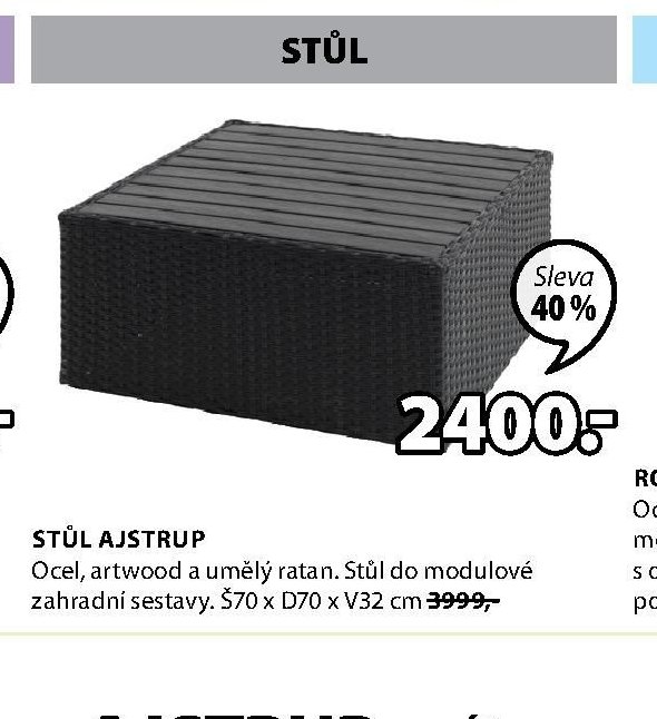 STŮL AJSTRUP