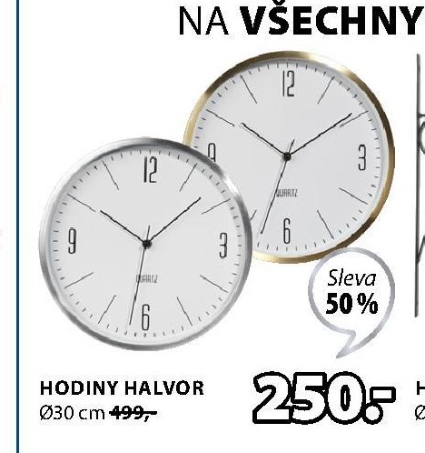 HODINY HALVOR