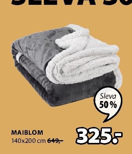 Pléd Maiblom 140x200 cm