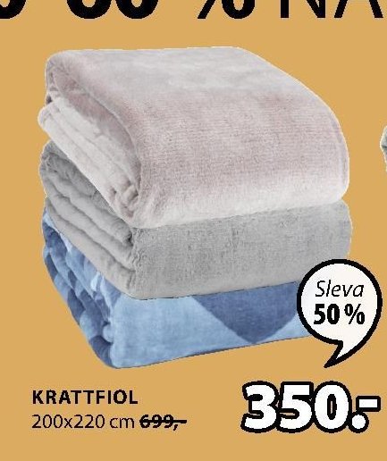 Pléd Krattfiol 200x220 cm