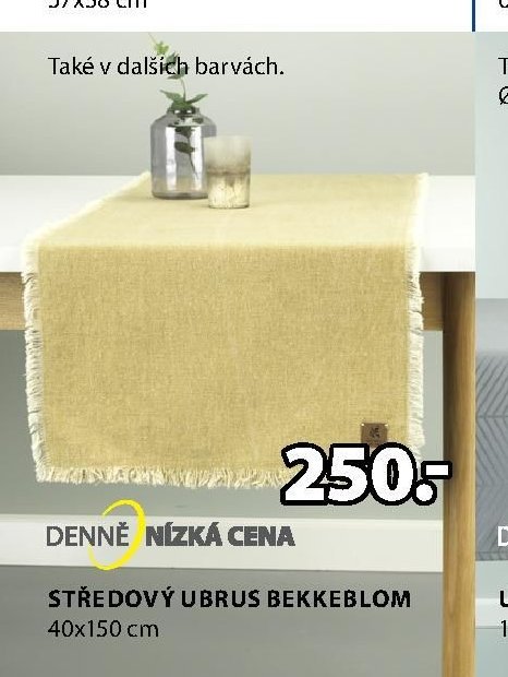 STŘEDOVÝ UBRUS BEKKEBLOM