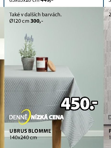 UBRUS BLOMME