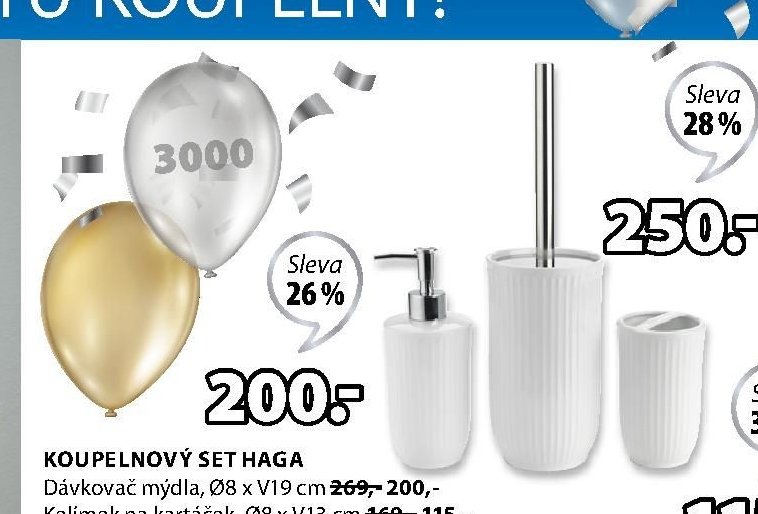 Koupelnový set HAGA