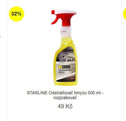 STARLINE Odstraňovač hmyzu 500 ml - rozprašovač