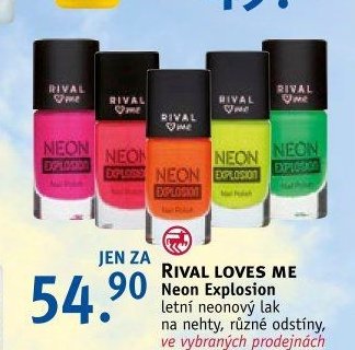 Rival Loves Me Neon Explosion - ROSSMANN drogerie aktualniletaky.eu