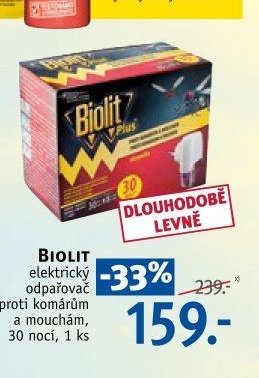 Biolit elektrický odpařovač - ROSSMANN drogerie aktualniletaky.eu