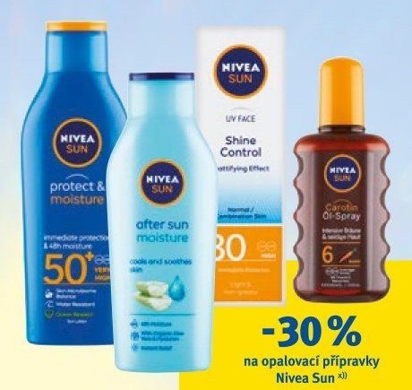 Nivea Sun opalovací přípravky