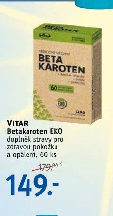 VITAR Betakaroten EKO doplněk stravy