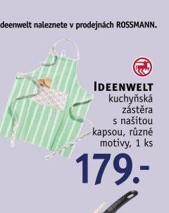 IDEENWELT kuchyňská zástěra s našitou kapsou
