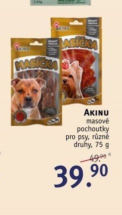 AKINU masové pochoutky pro psy, 75 g