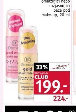 DERMACOL omlazující nebo rozjasňující báze pod make-up