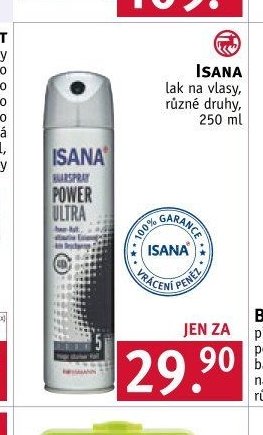 ISANA lak na vlasy - ROSSMANN drogerie aktualniletaky.eu