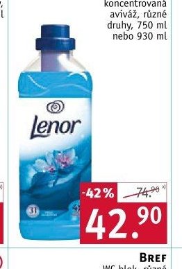 Lenor aviváž - ROSSMANN drogerie aktualniletaky.eu
