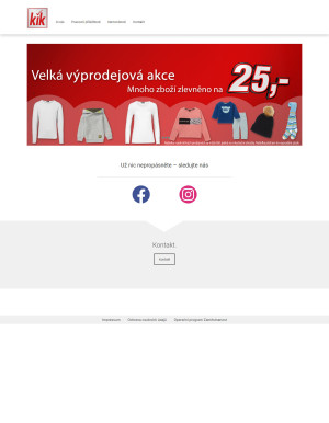 aktuální leták Kik textil 12.5.2021-18.5.2021